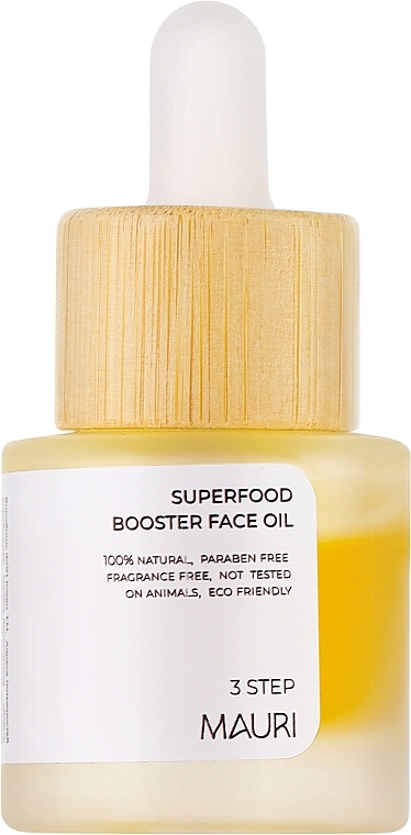 Бустер для інтенсивного зволоження шкіри обличчя - Mauri Superfood Booster Face Oil — фото N1