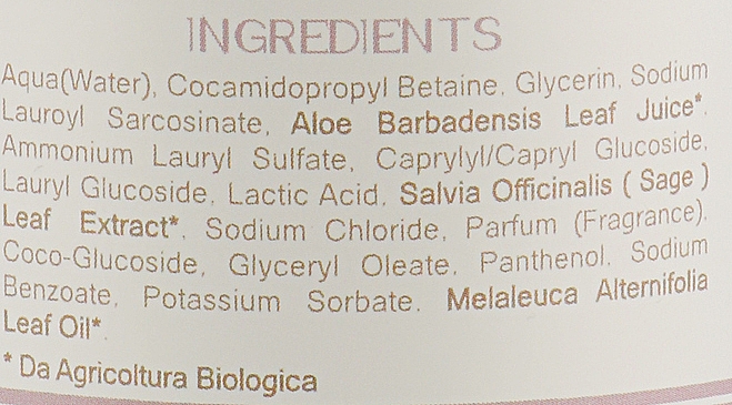 Гель для интимной гигиены с экстрактом шалфея - Pierpaoli Bioconte Intimate Cleanser With Sage Extract  — фото N3