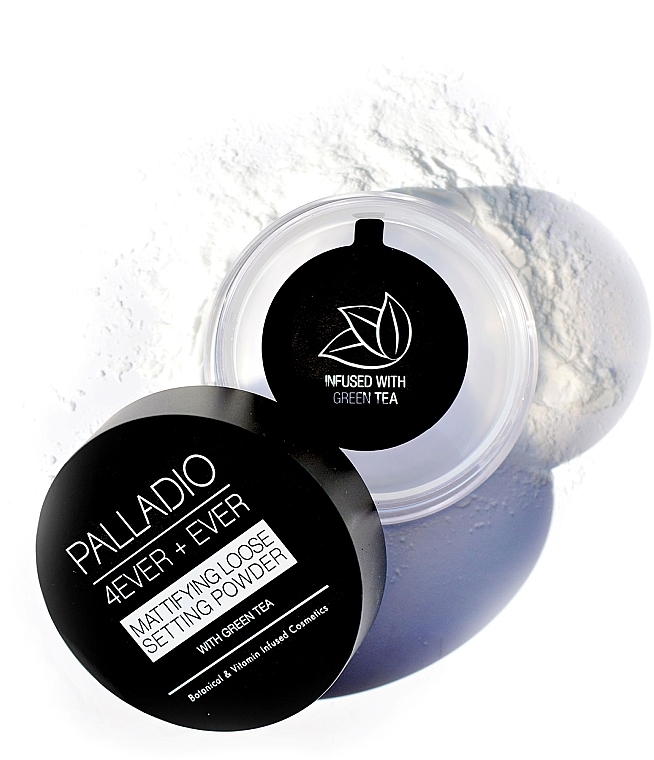 Матирующая пудра - Palladio 4 Ever+Ever Mattifying Loose Setting Powder — фото N3