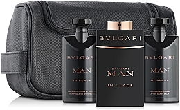 Парфумерія, косметика Bvlgari Man In Black - Набір (edp/100ml + sh/gl/75ml + a/sh/balm/75ml)