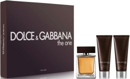 Духи, Парфюмерия, косметика Dolce & Gabbana The One For Men - Набор (edt 100ml + a/sh balm 50ml + sh/gel 50ml)*