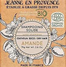 Твердий шампунь з мигдалем - Jeanne en Provence BIO Almond Solid Shampoo — фото N1