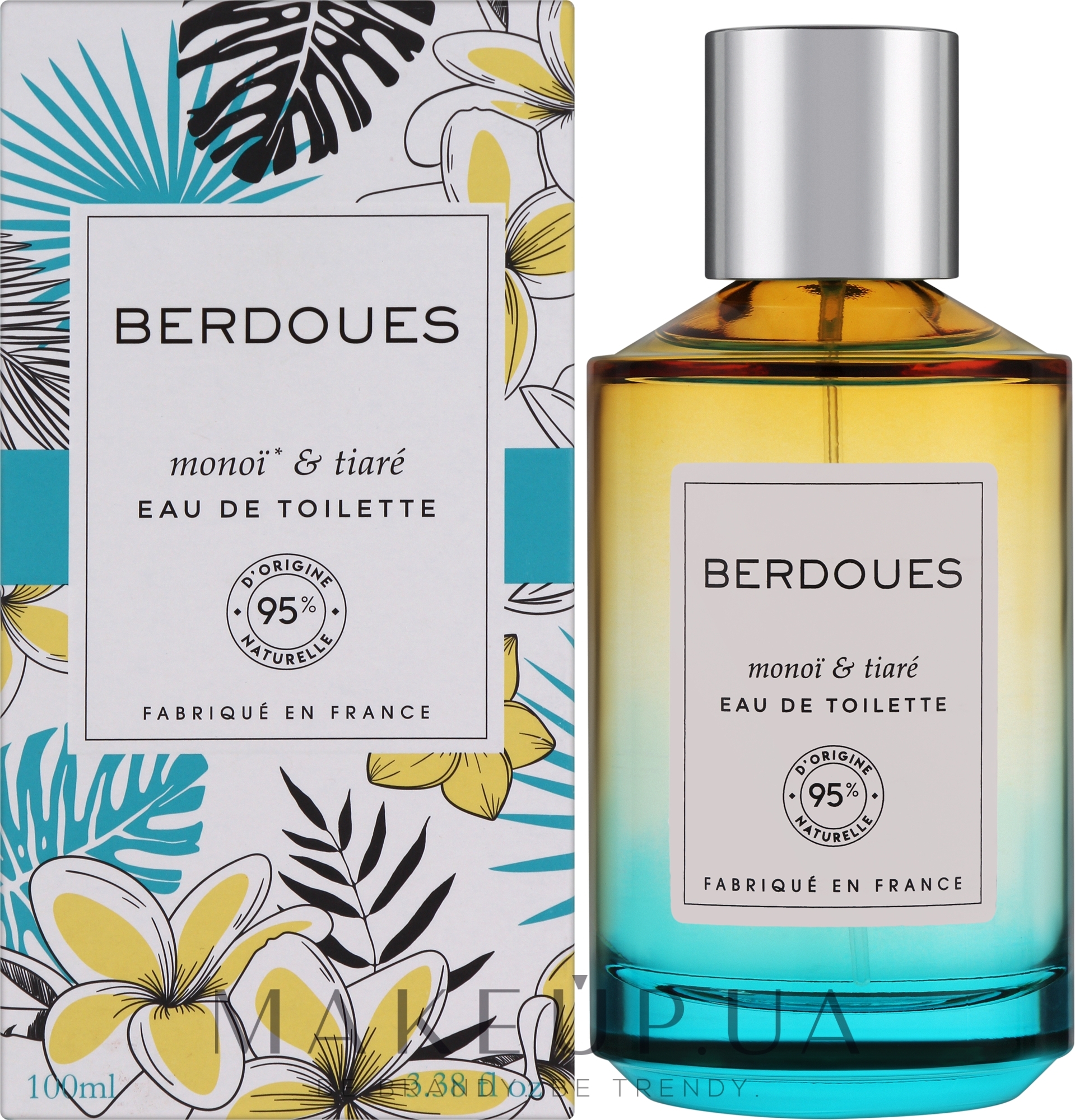 Berdoues Monoi et Tiare - Туалетна вода — фото 100ml