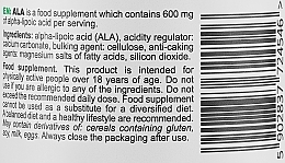 Альфа-липоевая кислота - SFD Nutrition Ala 600 mg — фото N3