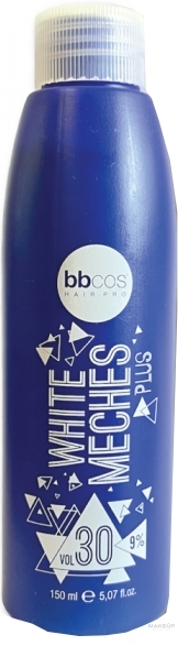 Окислитель для осветления волос 9% - BBcos White Meches Plus 30 Vol — фото 150ml