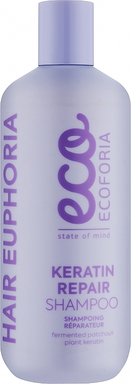 Шампунь для волос - Ecoforia Hair Euphoria Keratin Repair Shampoo — фото N1