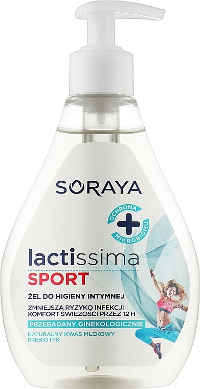 Гель для интимной гигиены "Для активных" - Soraya Lactissima Gel For Intimate Hygiene  — фото N1