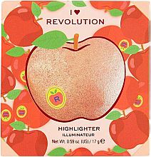 Хайлайтер - I Heart Revolution Tasty 3D Apple Highlighter — фото N1