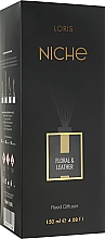 Аромадифузор "Квітковий і шкіряний" - Loris Parfum Loris Niche Floral & Leather — фото N4