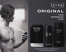 Духи, Парфюмерия, косметика STR8 Original Your Refreshing Pack - Набор (ash/lot/100ml + deo/150ml + sh/gel/250ml)