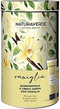 Набір - Naturaverde Vanilla (sh/gel/200ml + b/cr/100ml) — фото N2