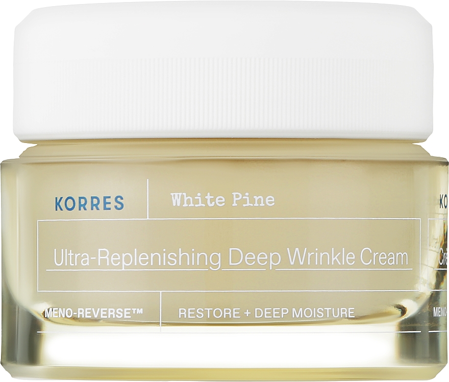 Денний крем від зморшок - Korres White Pine Ultra Replenishing Deep Wrinkle Cream