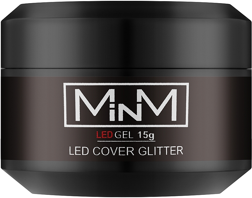 Гель камуфлирующий LED - M-in-M Gel LED Cover Glitter — фото N2