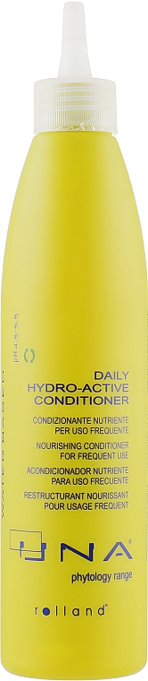 Кондиціонер гідровідновлювальний для будь-якого типу волосся - Rolland Una Daily Hydro-Active Conditioner — фото N1