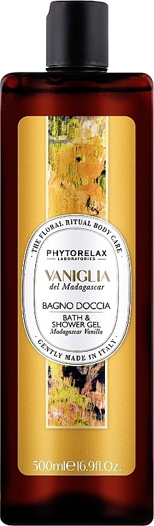 УЦІНКА Гель для душу та ванни "Madagascar Vanilla" - Phytorelax Laboratories Floral Ritual Bath & Shower Gel * — фото N1