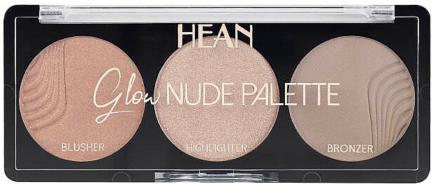 Контурная палетка для макияжа лица - Hean Glow Nude Palette SunGlow — фото N2