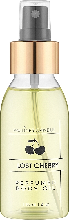 Pauline's Candle Lost Cherry Perfumed Body Oil - Парфюмированное масло для тела — фото N1