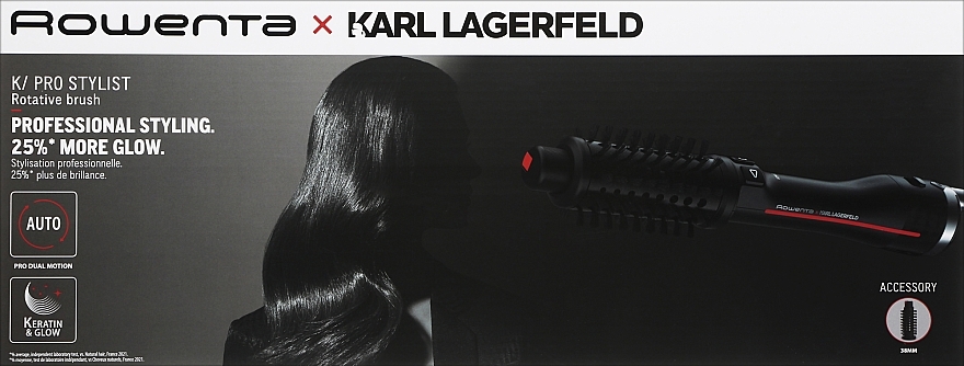 Фен-щетка для волос - Rowenta Karl Lagerfeld Pro Stylist CF961LF0 — фото N2