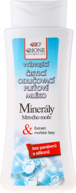 Очищувальне молочко для обличчя - Bione Cosmetics Dead Sea Minerals Cleansing Make-up Removal Milk — фото N1