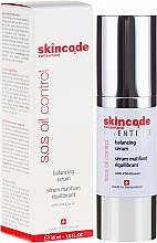 Парфумерія, косметика Сироватка матувальна для жирної шкіри - Skincode Essentials S.O.S Oil Control Balancing Serum