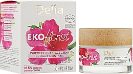 Легкий денний заспокійливий віталізувальний крем для обличчя - Delia Cosmetics Ekoflorist — фото N2