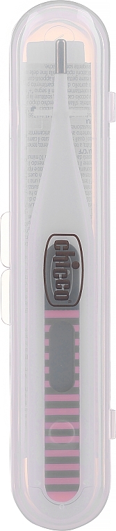 Электронный термометр, серо-розовый - Chicco Digital Baby Thermometer — фото N1