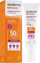 Парфумерія, косметика Сонцезахисний флюїд для обличчя - SesDerma Laboratories Repaskin Fluido Invisible SPF50