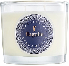 Ароматическая свеча в стакане "Бергамот" - Flagolie Fragranced Candle Bergamot — фото N1
