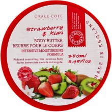 Духи, Парфюмерия, косметика Крем для тела "Клубника и киви" - Grace Cole Fruit Works Strawberry & Kiwi Body Butter