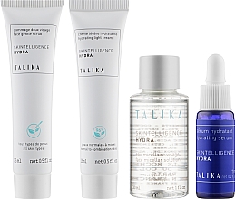 Набор - Talika Hydra Essentials Travel Kit (micel/water/30ml + f/cr/15ml + scr/15ml + serum/7ml + bag) — фото N2