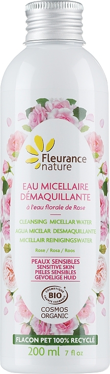 Очищувальна міцелярна вода "Троянда" - Fleurance Nature Rose Cleansing Micellar Water — фото N1