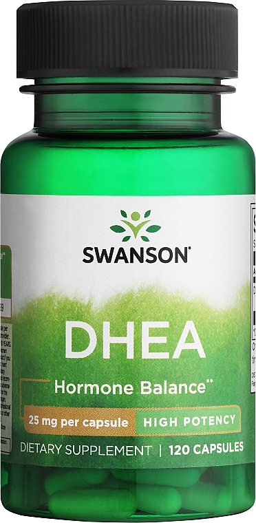 Диетическая добавка "Витамин DHEA", 25 мг - Swanson DHEA 25 mg — фото N1