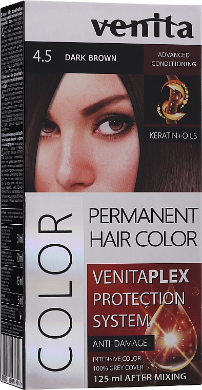 Краска для волос - Venita Plex Protection System Permanent Hair Color — фото N2