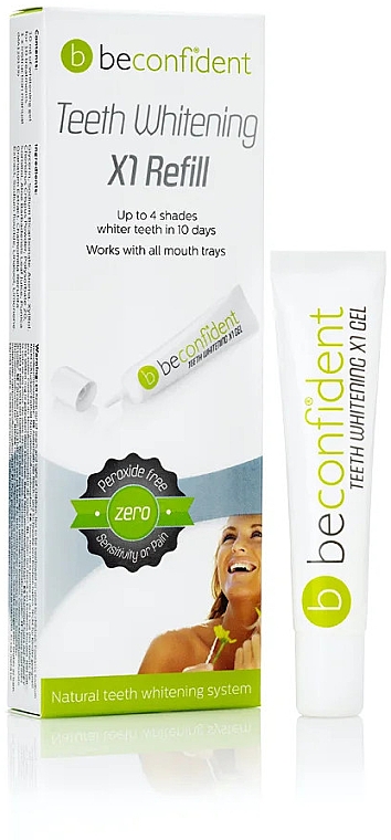 Набір - Beconfident Teeth Whitening X1 Start Kit Refill (teeth/gel/10ml) — фото N1