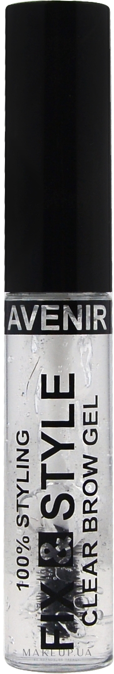 Фіксувальний гель для брів, прозорий - Avenir Cosmetics Fix&Style Clear Brow Gel — фото 10ml