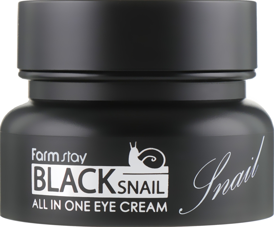 Крем для очей з муцином чорного равлика - FarmStay All-In-One Black Snail Eye Cream — фото N3
