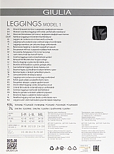 Леггинсы для женщин "LEGGINGS 1", nero - Giulia — фото N2