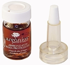 Парфумерія, косметика Сонцезахисна олія на основі арганової олії, SPF 6 - Arganiae Argan Oil Tanning Lotion SPF 6 (міні)