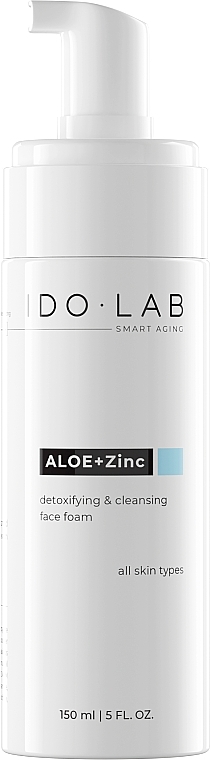 Пінка для обличчя - Idolab Aloe + Zinc Detoxifying And Cleansing Face Foam — фото N1