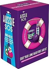 Духи, Парфюмерия, косметика Набор - Aussie SOS Save Your Long Hair! First Aio Kit (oil/100ml + mask/450ml)