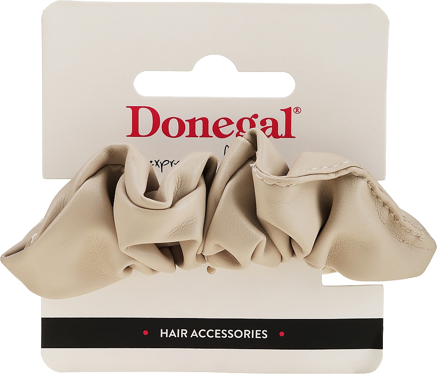 Резинка для волосся, світло-бежева - Donegal — фото N1