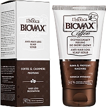 Очищающий пилинг для кожи головы - Biovax Glamour Coffee Anti-Hair Loss Scalp Scrub — фото N2