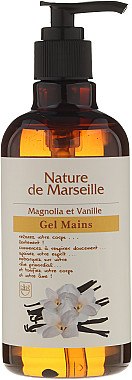 Гель для мытья рук с ароматом магнолии и ванили - Nature de Marseille Magnolia&Vanilla Gel — фото N1