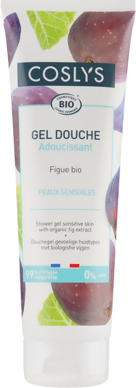 Гель для душа для чувствительной кожи с органическим экстрактом инжира - Coslys Body Care Shower Gel Sensitive Skin with Organic Fig — фото N1