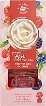 Аромадиффузор в виде цветка "Лесные ягоды" - La Casa De Los Aromas Reed Diffuser Fruits Of The Forest — фото N2