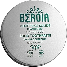Парфумерія, косметика Зубна паста з органічним вугіллям - Beroia Solid Toothpaste Organic Charcoal