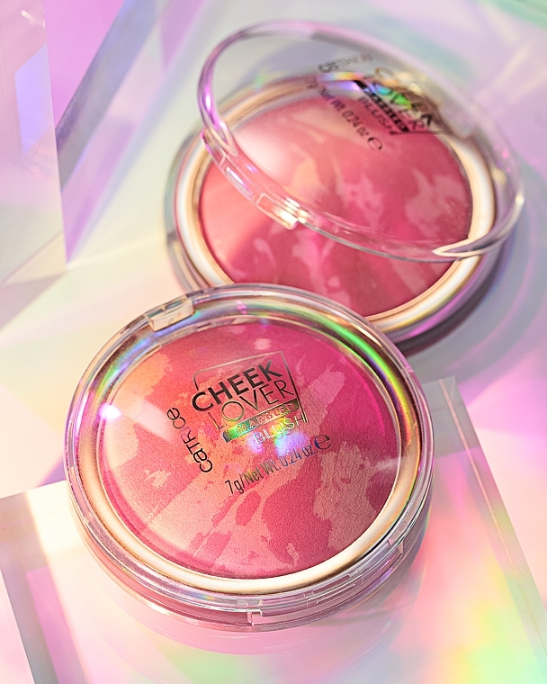 Двоколірні рум'яна мармурової текстури - Catrice Catrice Cheek Lover Marbled Blush — фото N7