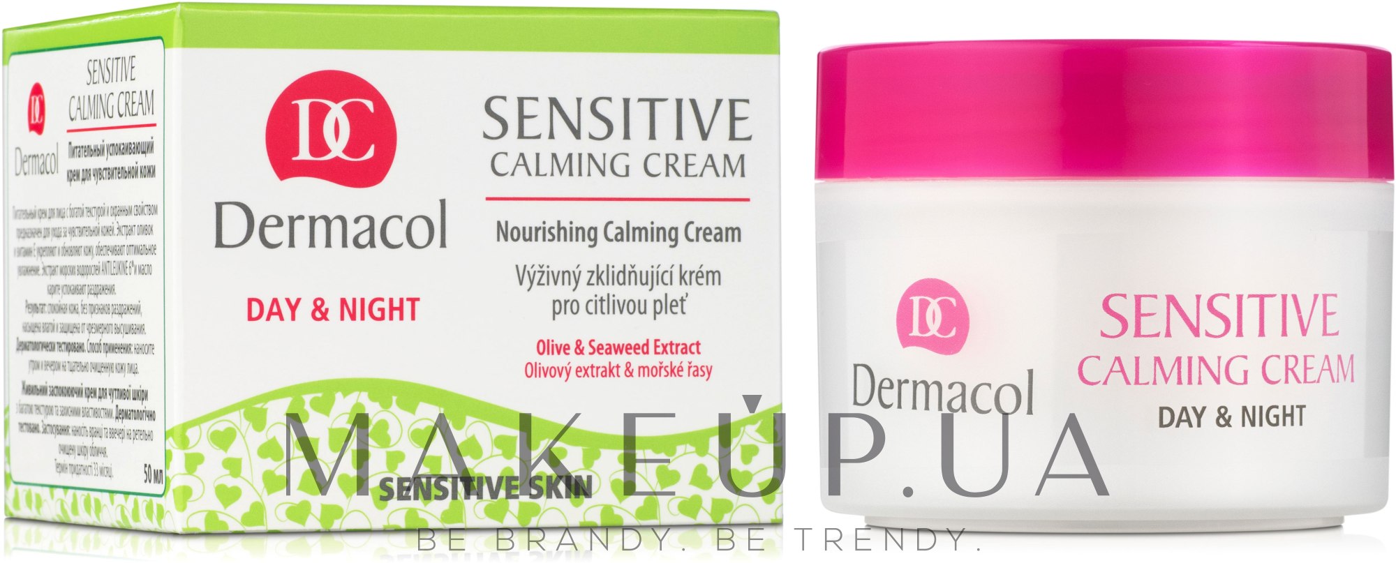 Поживний заспокійливий крем для чутливої шкіри - Dermacol Sensitive Calming Cream — фото 50ml