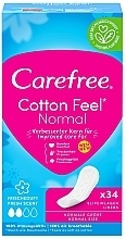 Парфумерія, косметика Гігієнічні щоденні прокладки зі свіжим ароматом, 34 шт. - Carefree Cotton Fresh