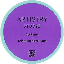 Духи, Парфюмерия, косметика Освежающие гидрогелевые патчи для кожи вокруг глаз - Amway Artistry Studio Zen + Energy De-Puffer Eye Pads